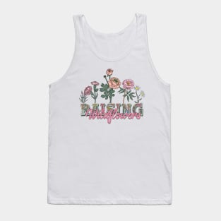 Wild Flowers Mom Raising Children Tank Top